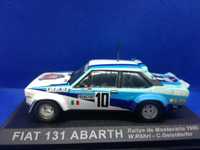 Miniatura Fiat 131 Abarth W. Röhrl RMCarlo 1980 Altaya