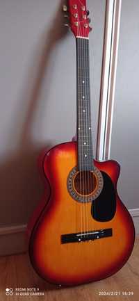 Gitara  Jasmin a-10 z futerałem stagg