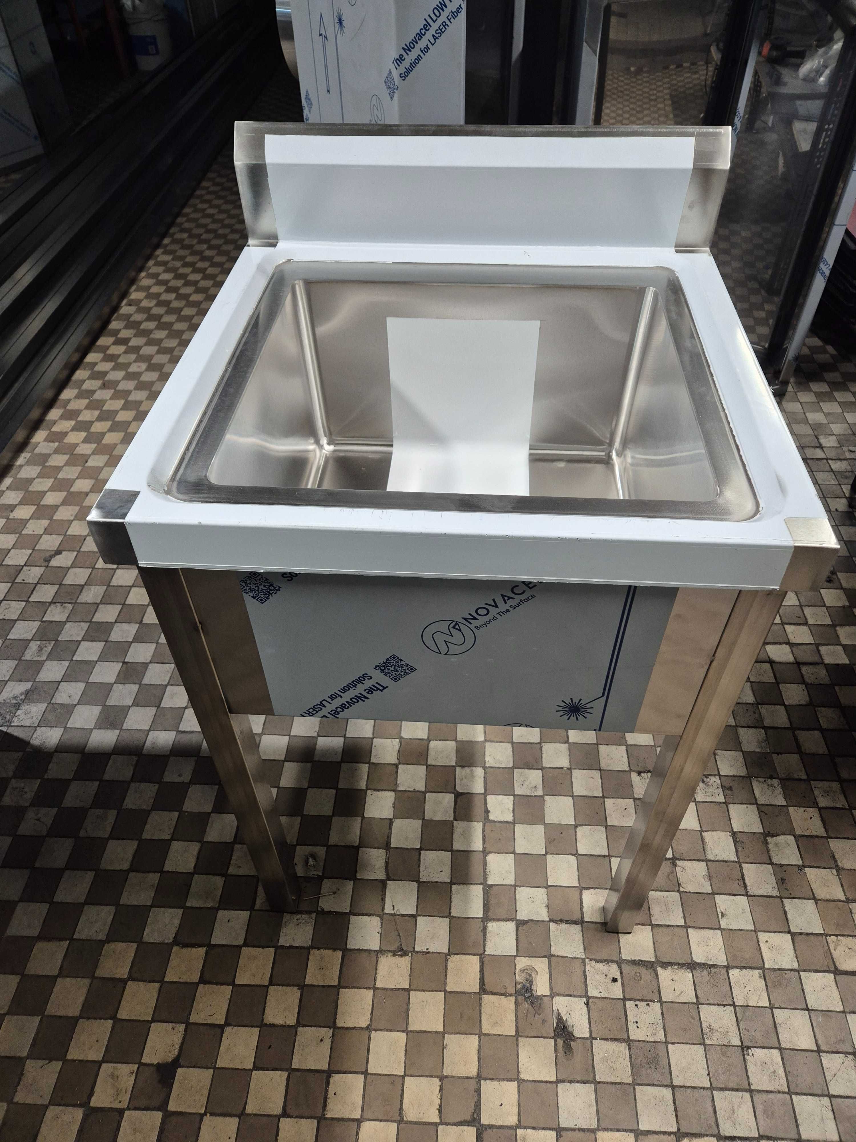 Zlew basen gastronomiczny 60x60x85