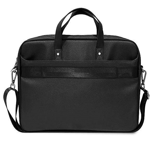 Torba Guess Saffiano Triangle Logo na laptopa 16'' - czarna