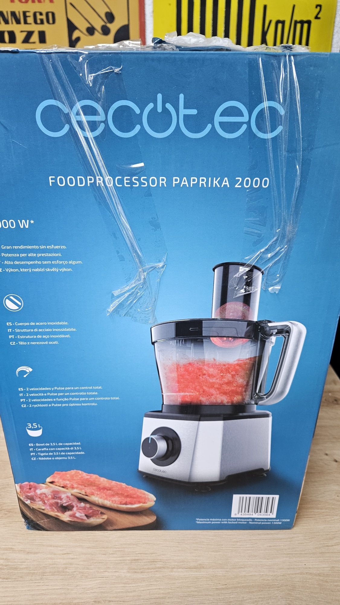 Robot kuchenny Cecotec Paprika 1300. 2000W. Powystawowy