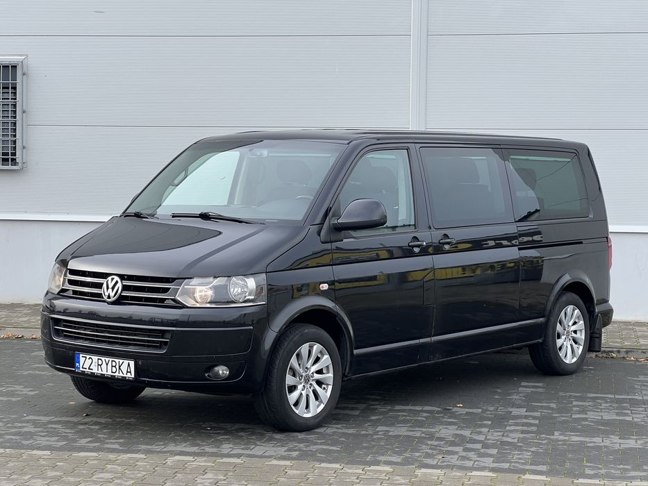 VW Caravelle LONG T5.1 lift 2.0TDI 8-osób, SALON POLSKA, rolety, hak