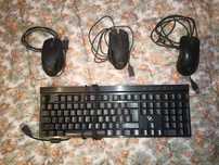 Zestaw gamingowy – klawiatura Shark CA-1418 + 3x mysz
