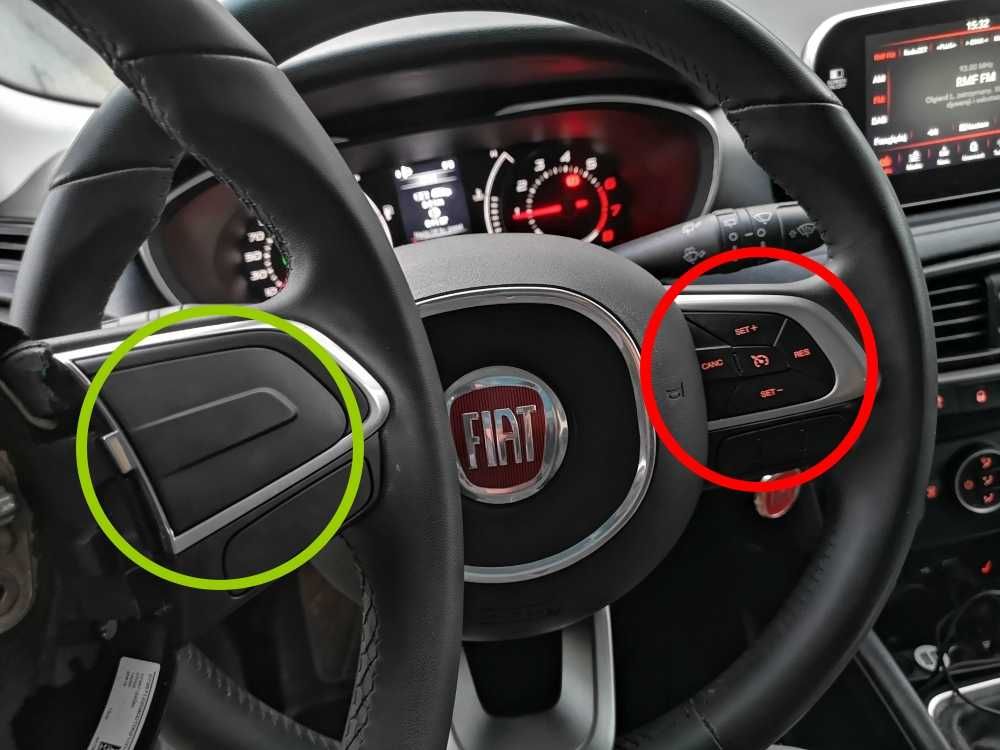 Fiat Tipo tempomat oryginalny fabryczny programowanie montaż mojamarka