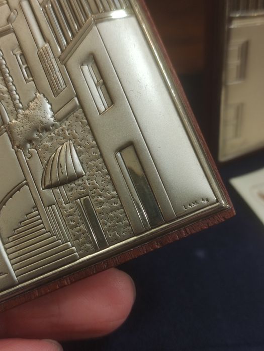 Set Conjunto Moldura Quadro Laminado 925