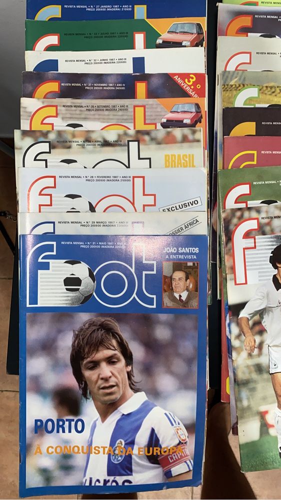 Revistas de futebol antigas