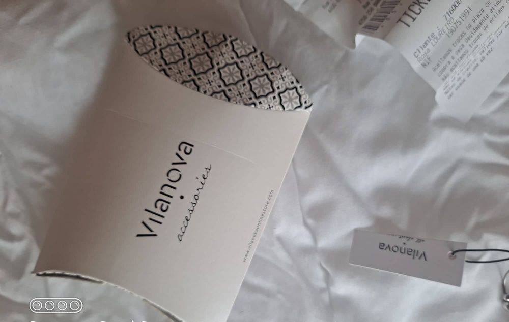 Pulseira Vilanova Com Etiqueta, Talão de Oferta e Embrulho da Loja