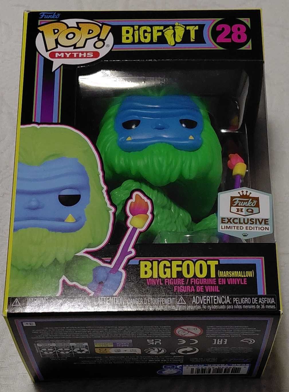 funko pop Myths 28 Bigfoot Funko H.Q. Exclusive