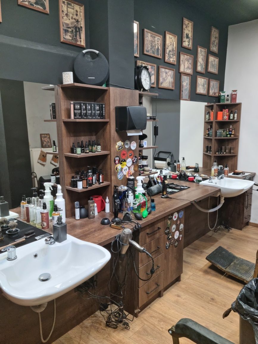 Sprzedam zabudowę Barbershop salon fryzjerski