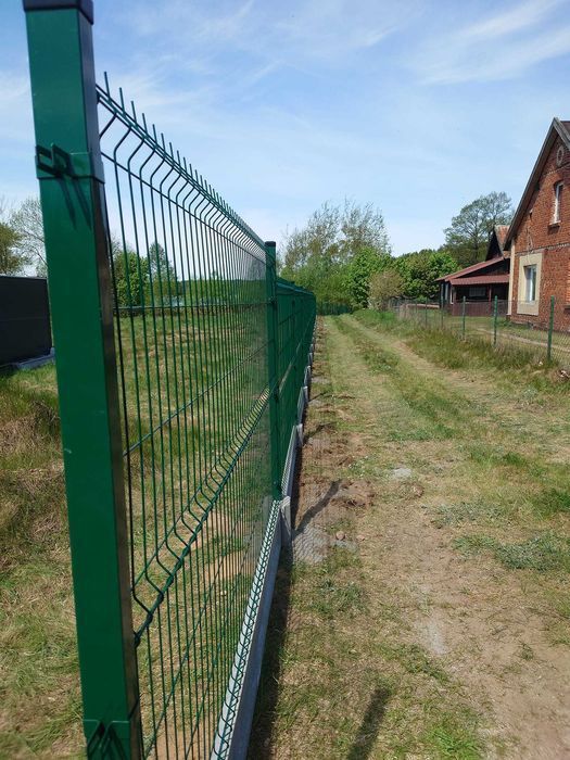 ogrodzenia ogrodzenie panelowe panele słupki brama furtka płot palety