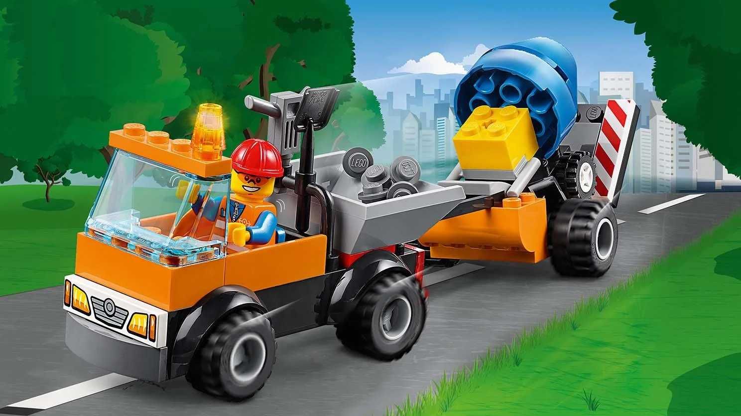 LEGO Juniors 10750 - Samochód robót drogowych - Komplet 100%