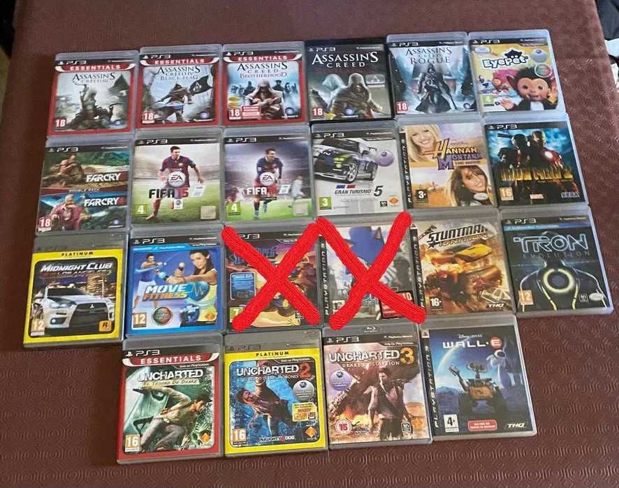 Jogos de PS1, Ps2, Ps3, Ps4 (ver preço na descrição)