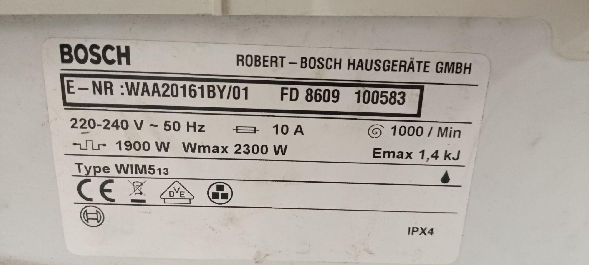 Пральна машина BOSCH на запчастини