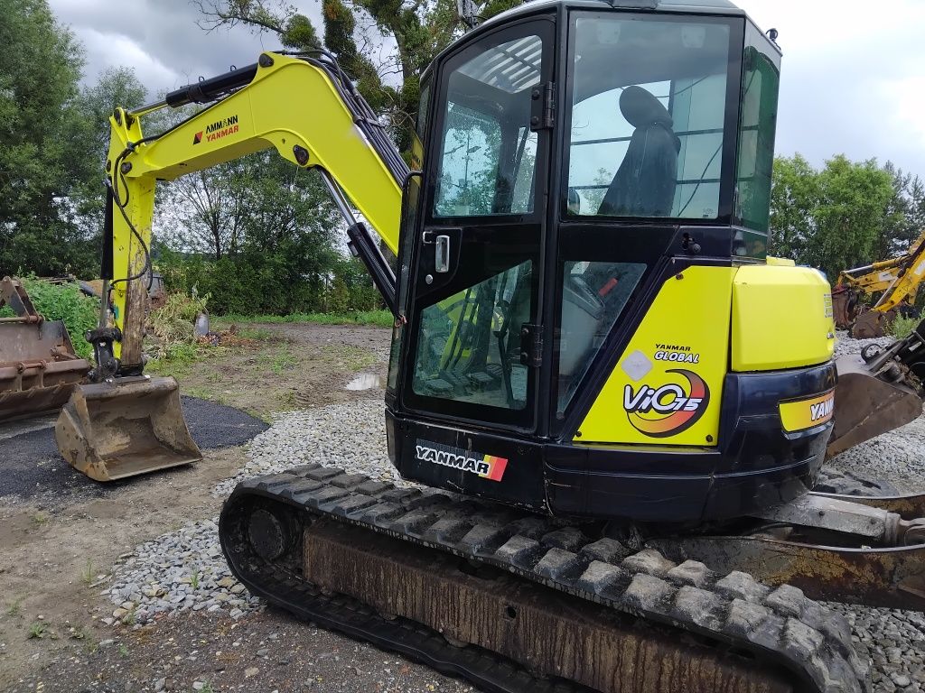 Koparka gąsienicowa 7.5T Yanmar Vio 75 rok 2005 2 łyżki szybko złącze