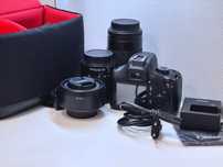 Canon EOS 4000D + 75-300 mm