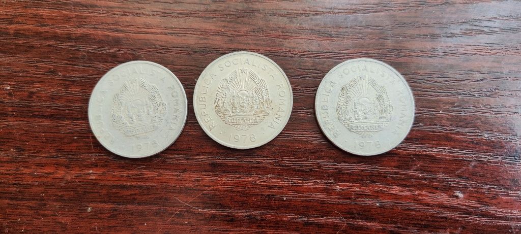 Монети румунський 5 лєй 1978 рік