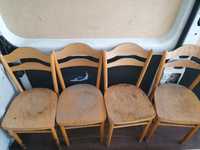 Krzesła bukowe PRL