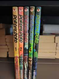 Manga DOROHEDORO, tomy 1-5, używane jak nowe