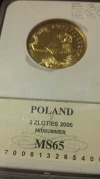 2 złote 2006 Noc Swietojanska MS 65