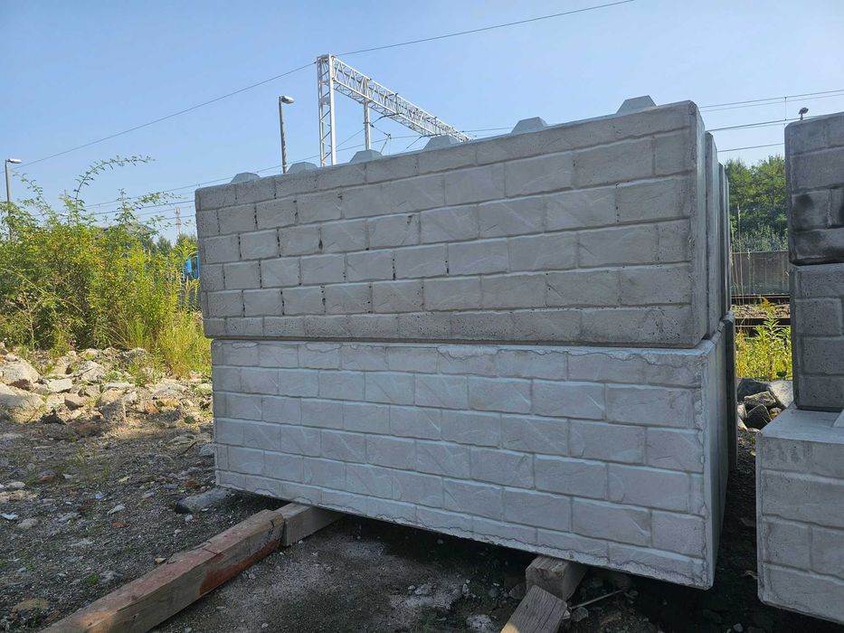 Beton blok lego, podmurówka, zasieki, murki oporowe , lico cegła