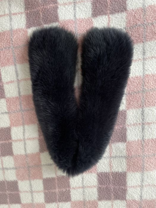 Комір опушка воротник опушка песець натуральний мех