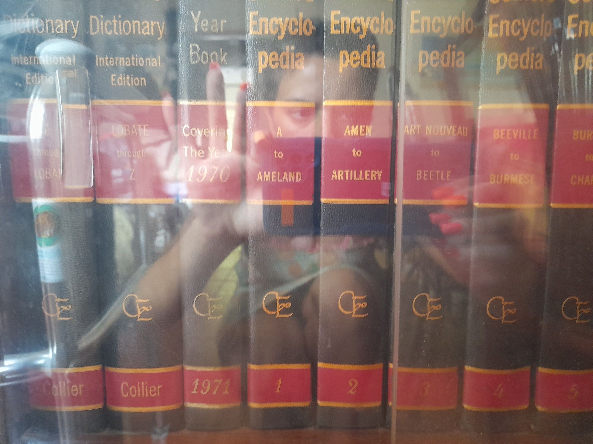 Collier's Encyclopedia 1970 (Red And Black Spine) (Complete 24 Book En
