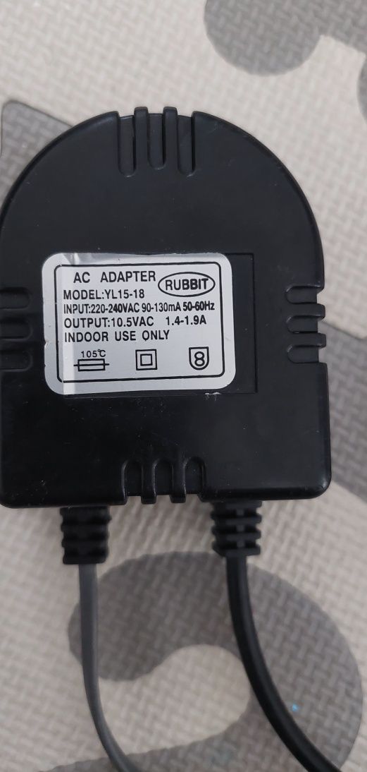 Zasilacz, AC adapter Rubbit