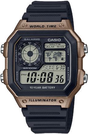 Casio AE-1200WH Оригінал в коробці Водонепроникний Годинник Касіо