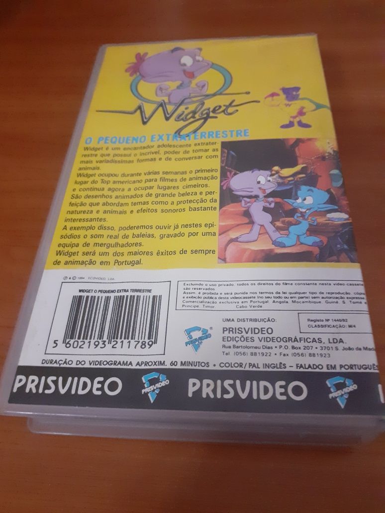 VHS - Widget: O Pequeno Extraterrestre