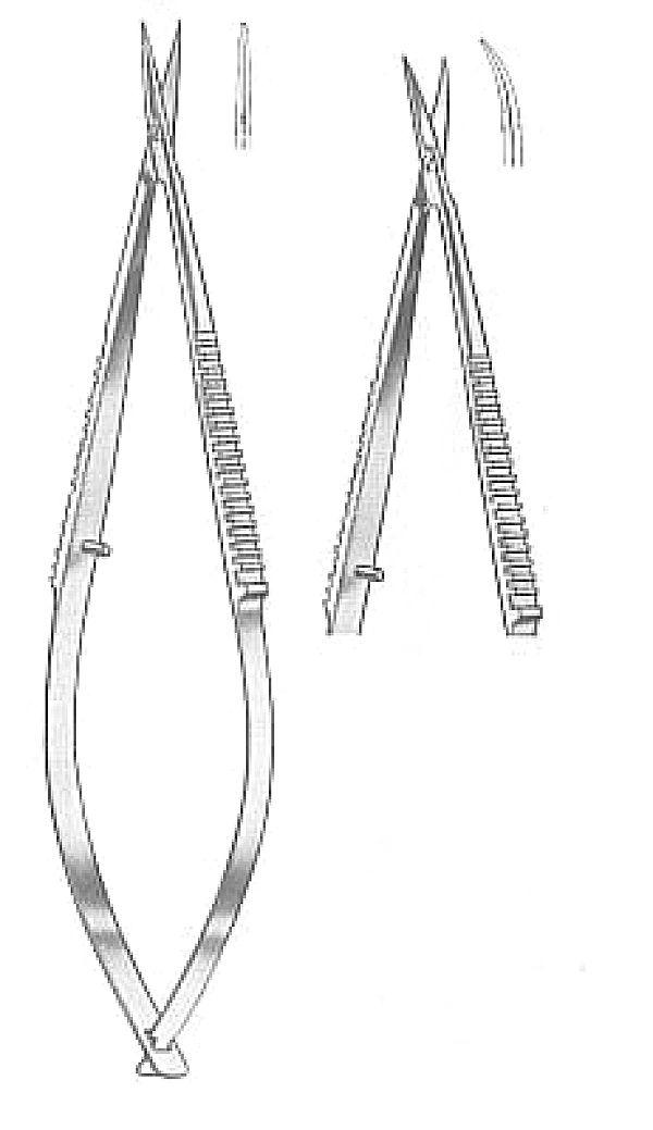 Nożyczki okulistyczne typ Castrovijo 10 cm (proste)