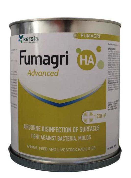Fumagri HA 1250 m3- dezynfekcja wylęgarni, klujników, jaj, ściółki