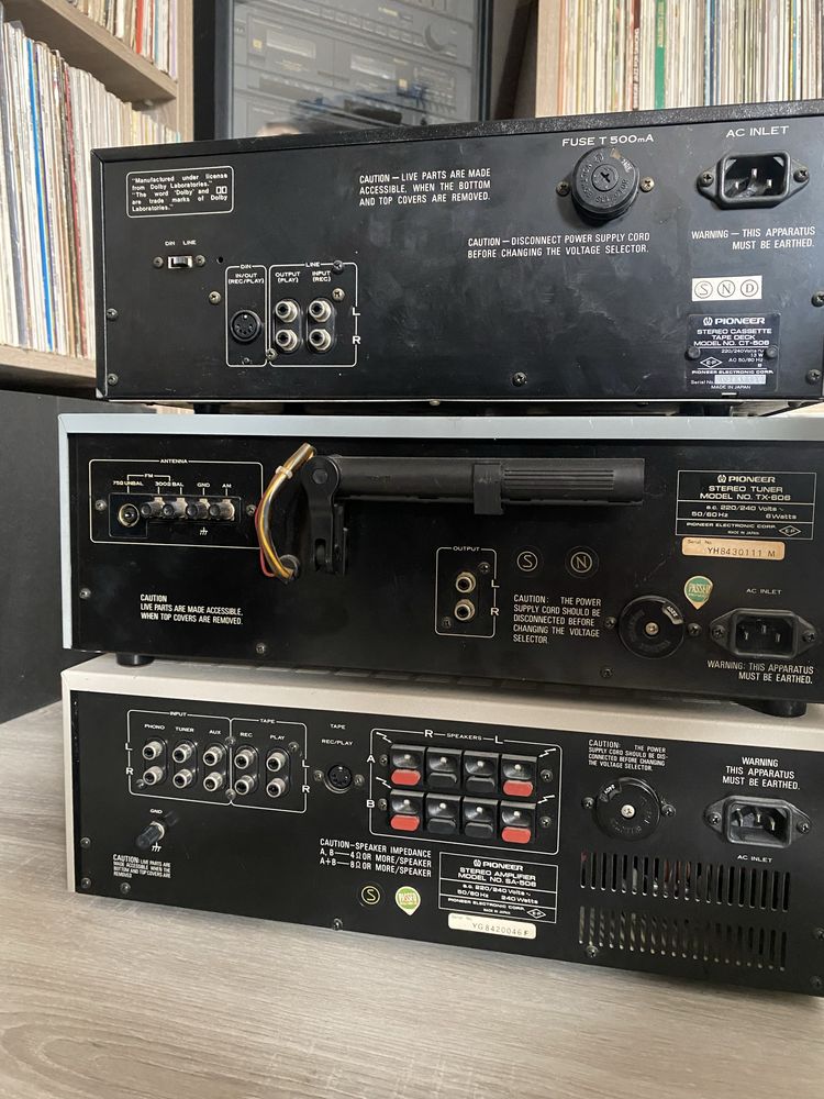 Pioneer SA-506 ,Tx-606,Ct-506