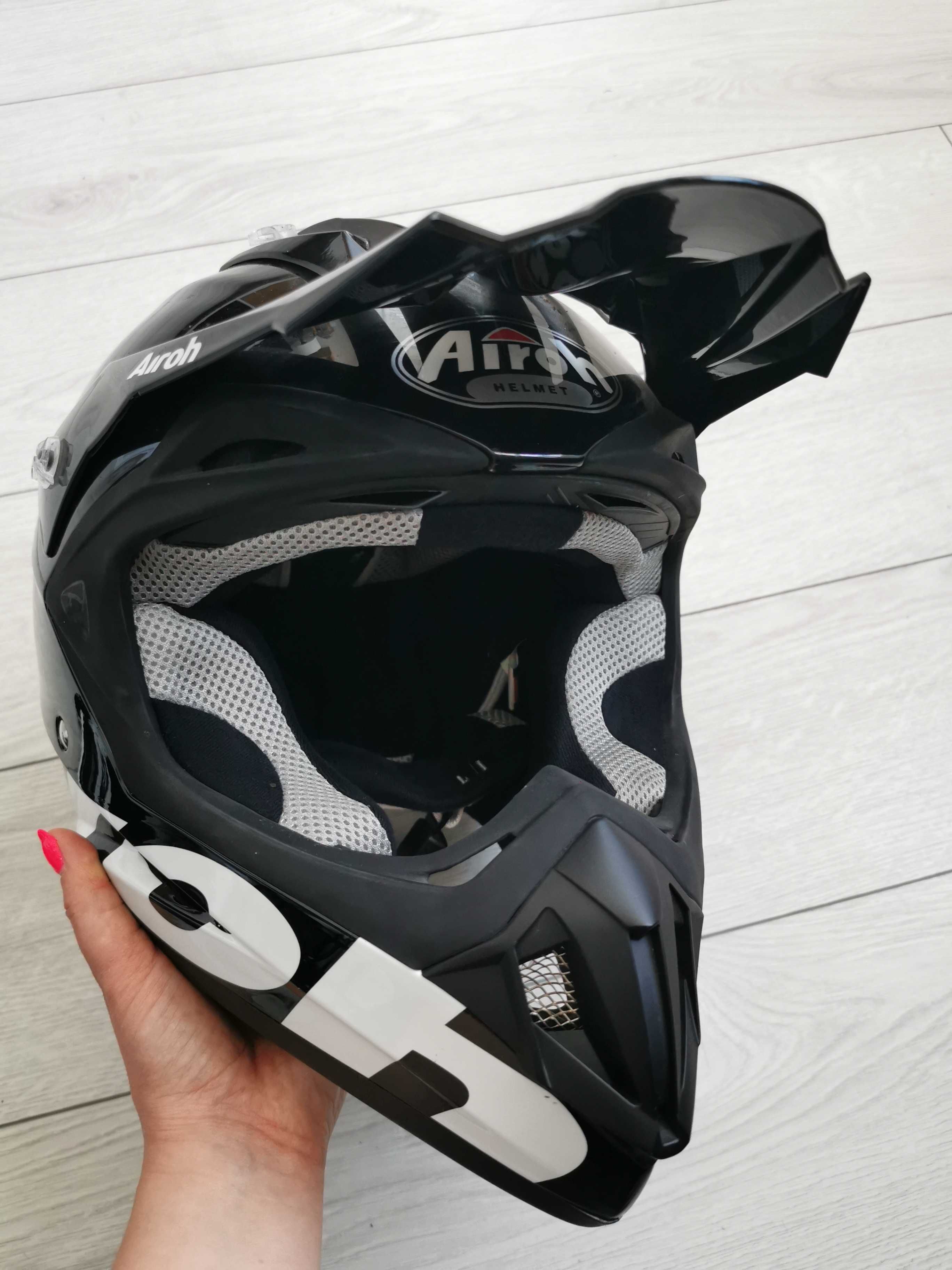 Airoh kask motocyklowy enduro cross rozm. XS 53 54 cm