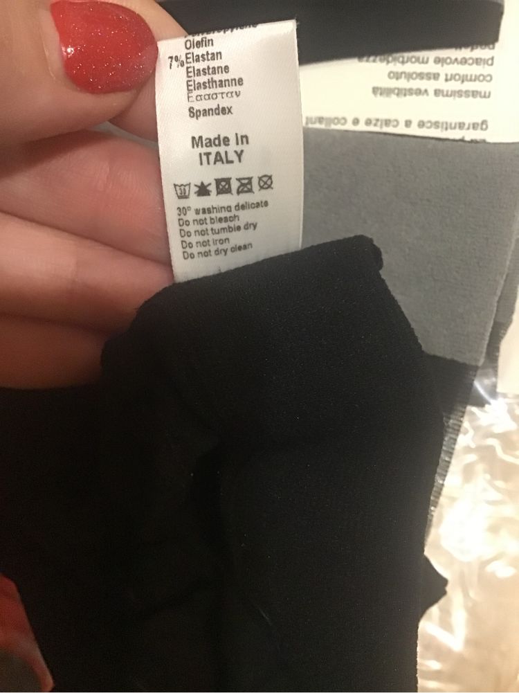 Колготи колготки полоска чорні сірі emporio armani