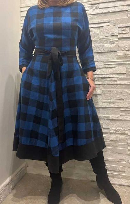 Suknia sukienka na chłodniejsze dni / zimę rozmiar 38