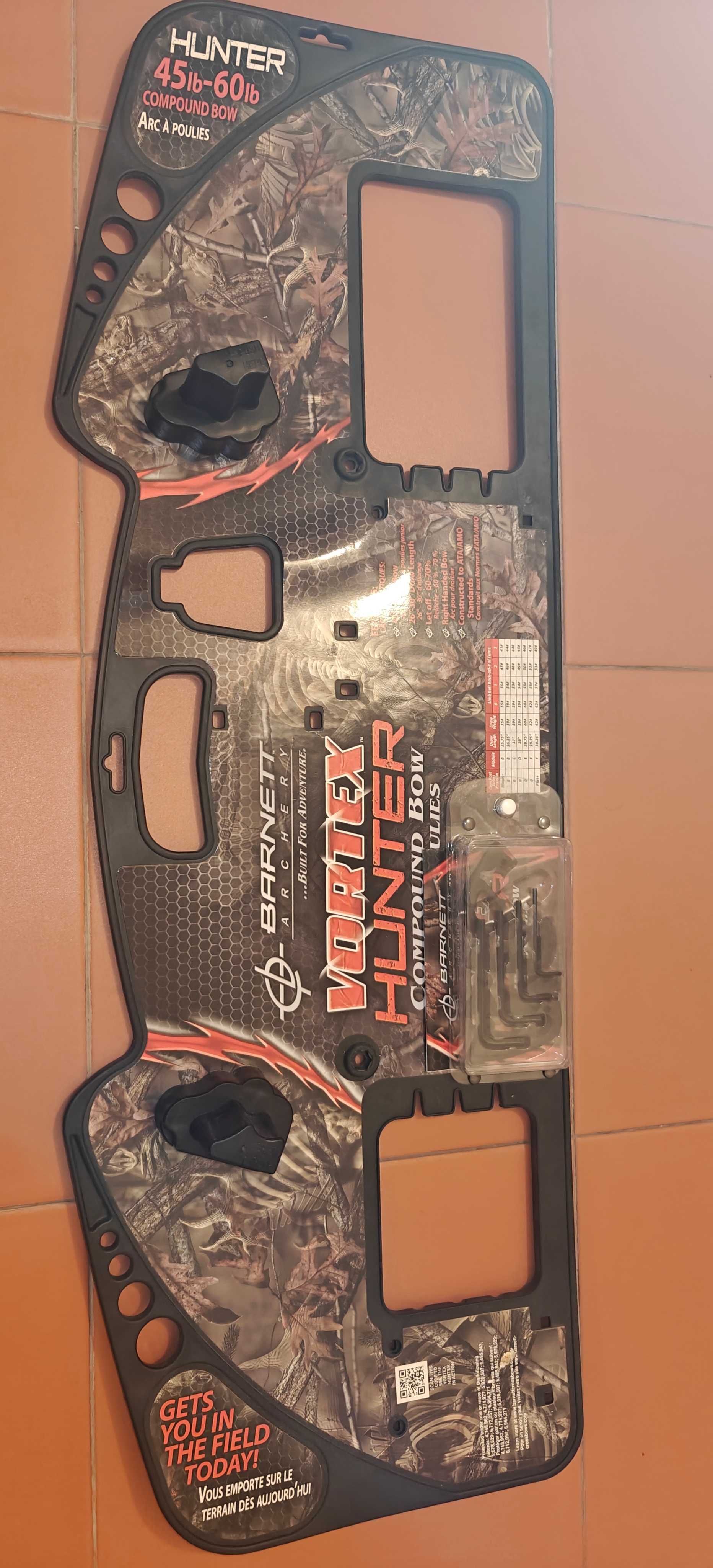 Arco Barnett Compound bow 45 a 60 lbs + Saco + Aljava + 10 flechas
