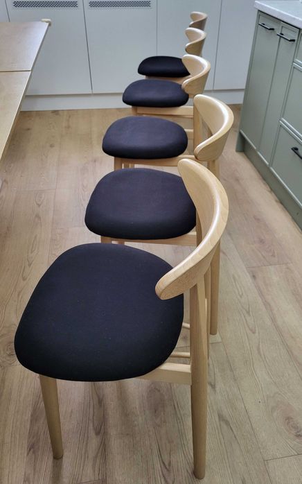 Tapicerowane krzesło bukowe FINN 6szt.