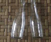 Butelki szklane na syropy, soki, nalewki lub do dekoracji