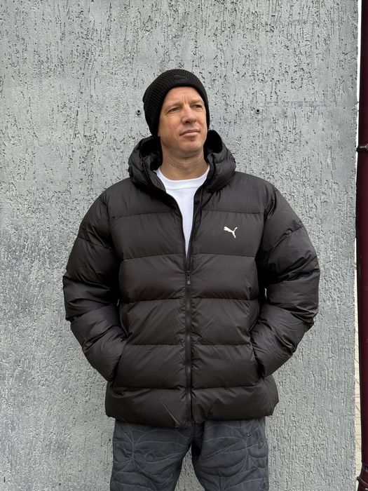 Куртка курточка пуховик Puma чорний 62712301 ХХL осінь зима оригінал