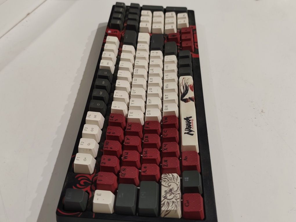 Клавіатура A4Tech Bloody S98 Naraka BLMS USB Black/White/Red