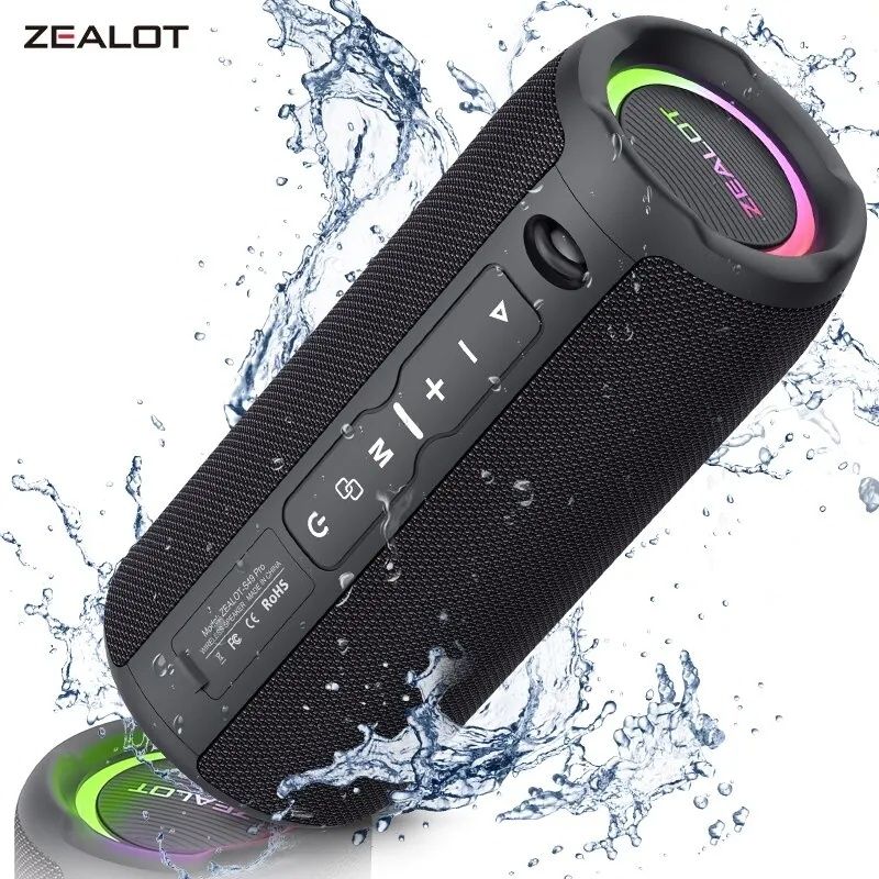 Стерео пара  колонок Zeаlot S49Pro, бездротова, TWS, mp3-плеер