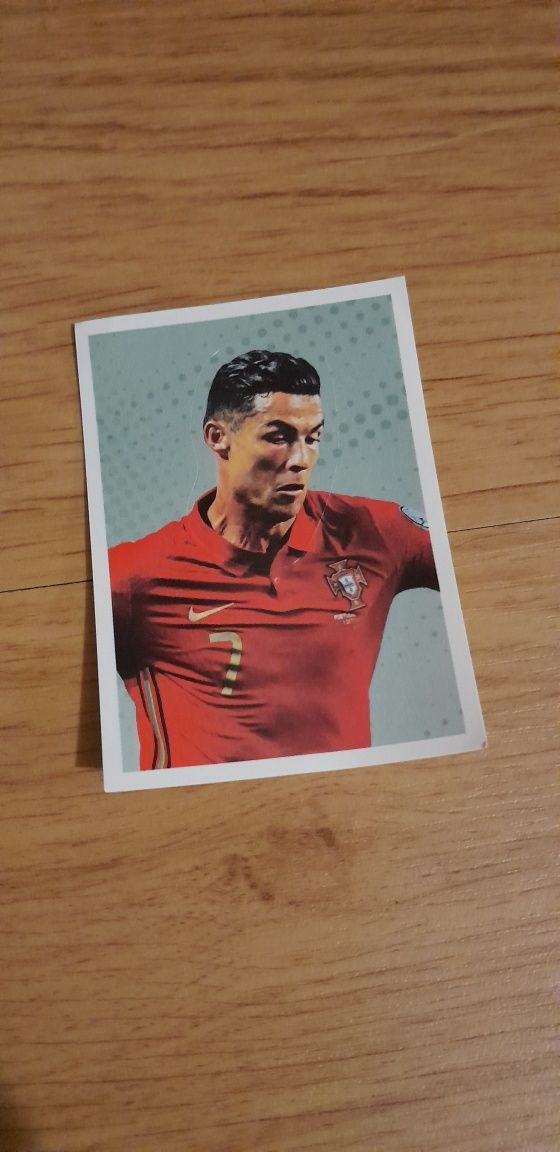 Autocolantes Cristiano Ronaldo Panini e outros Dourados e normais