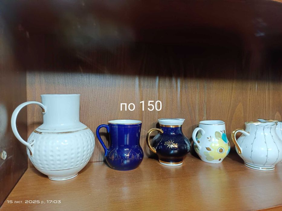 Молочники сервизов СССР.