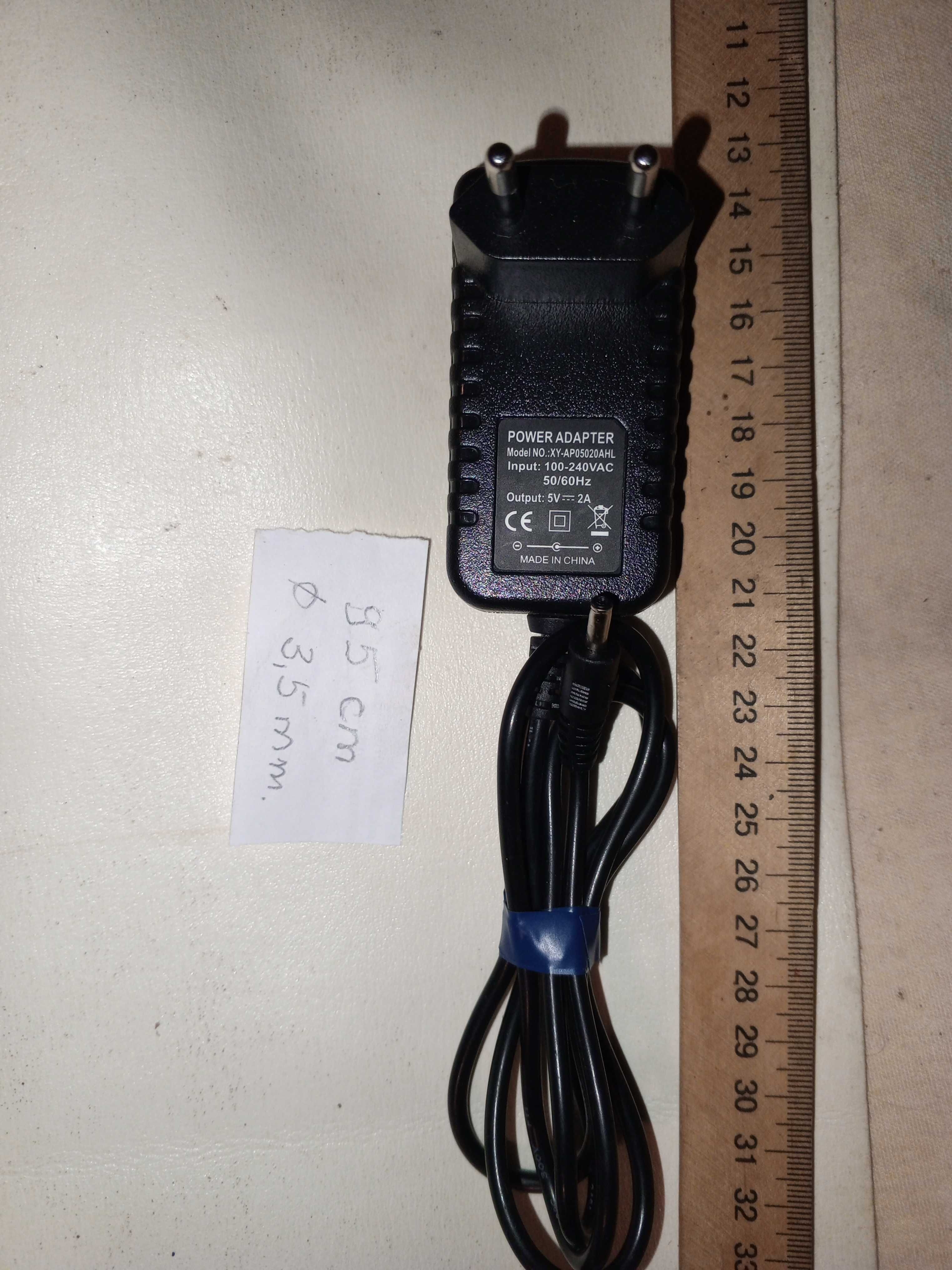 Блок живлення 5v, 2a, 3,5 мм., XY - AP05020AHL 5v-2a
