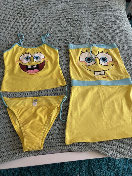 Zoty dzieciecy zestaw stroj kapielowy w bardzo dobrym stanie uniwersal