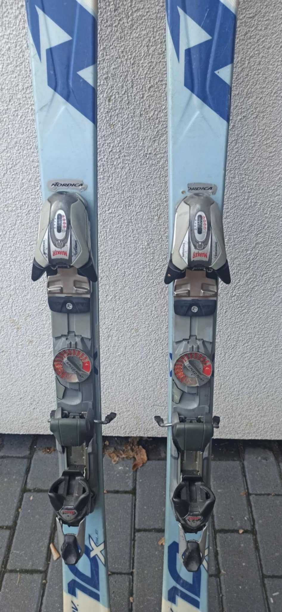 Narty Nordica 10X SLE  S.U.V. zjazdowe 167cm +kije blizzard