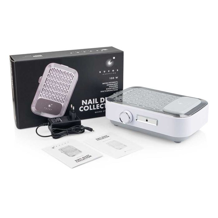 Витяжка манікюрна Bucos Cyclone V3-B з НЕРА-фільтром і акумулятором
