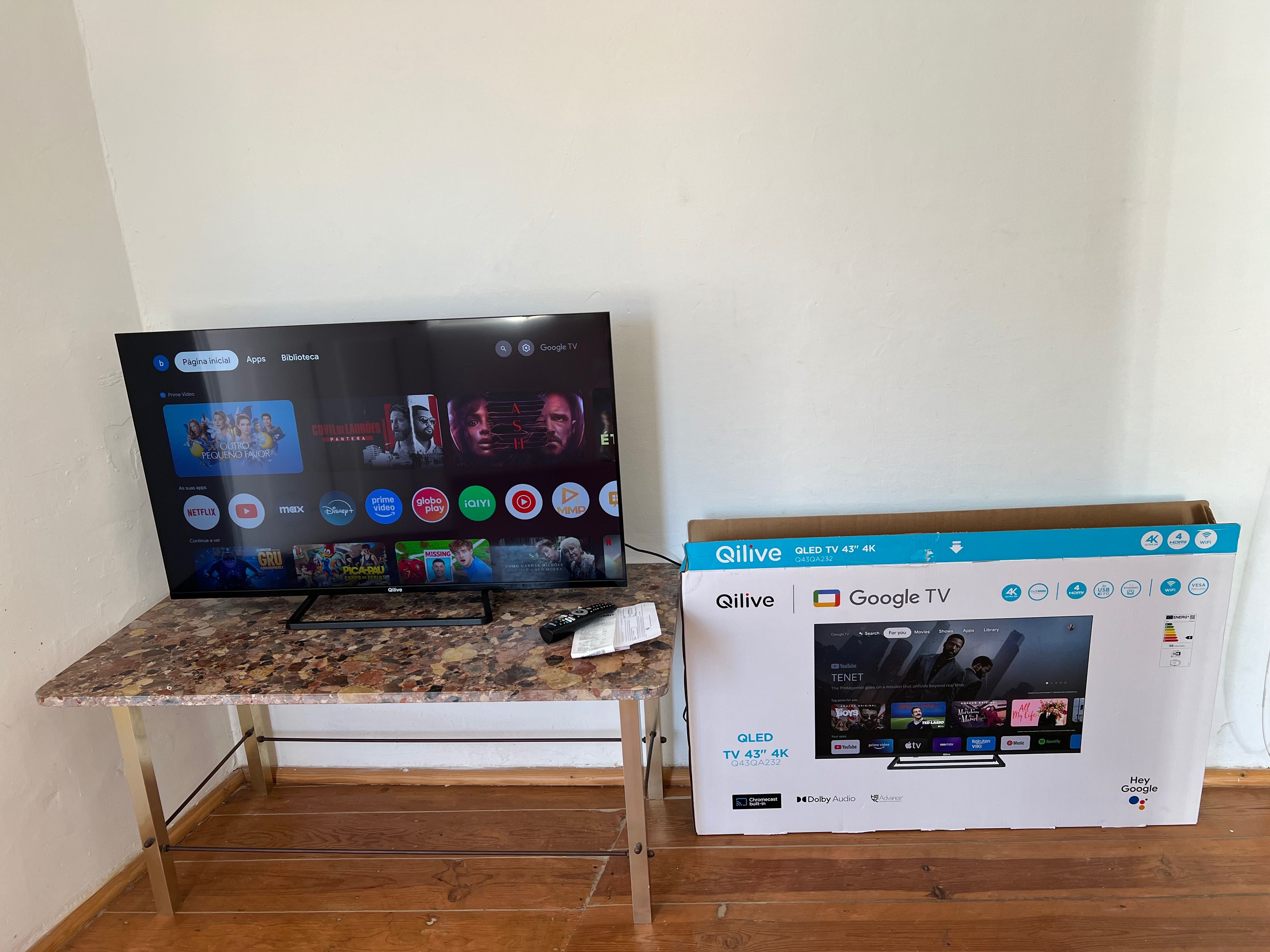 Vendo tv smart 43/4K nova