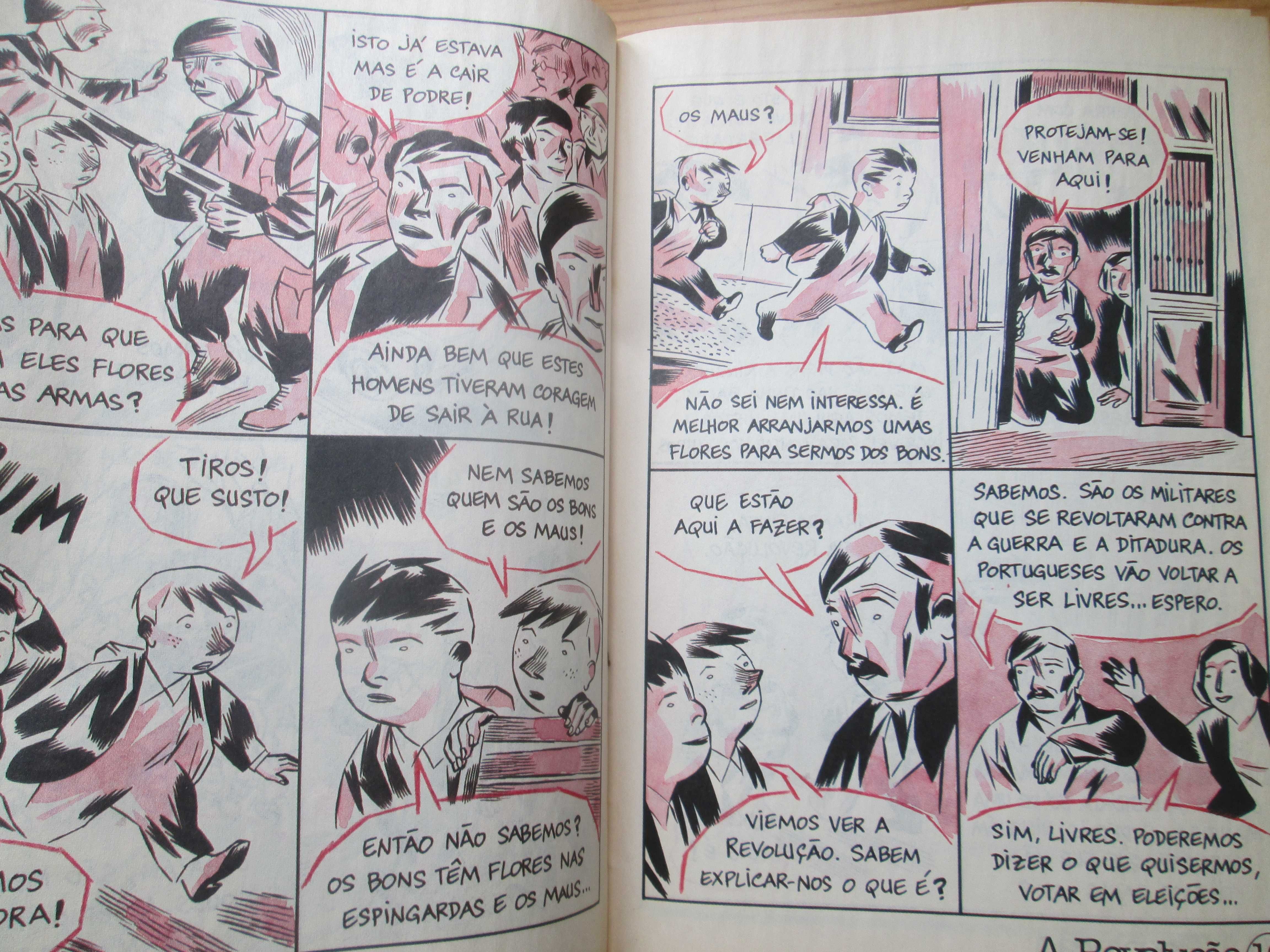 25 de abril aos quadradinhos, Alain Corbel, M Gaspar P Burgos P Morais