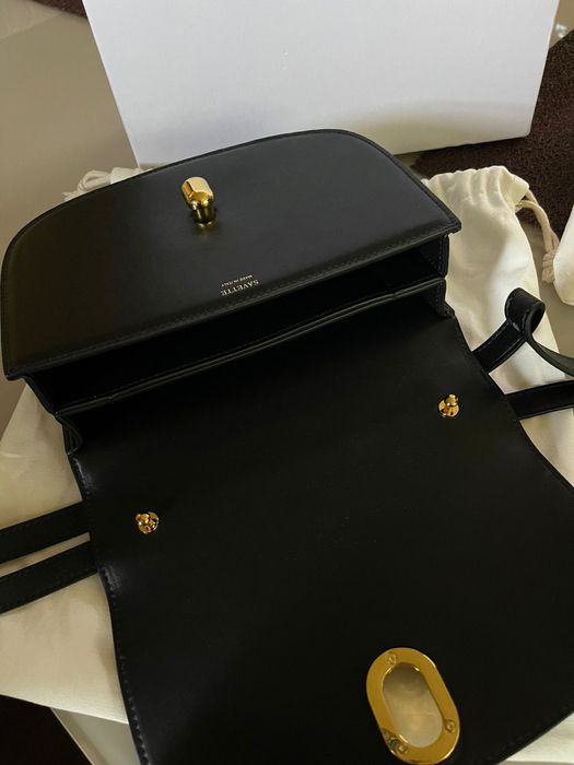 Італійська сумка Savette шкіряна чорна